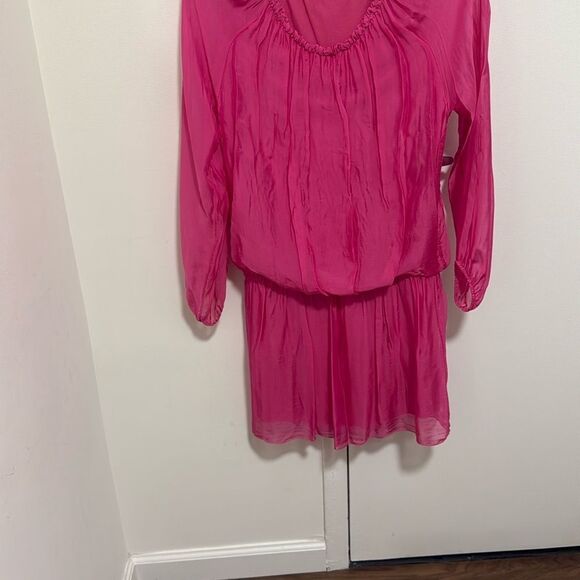 Claudio Milano Couture “The Elastic Dress” in Hot Pink. One size fits 4-12. - Picture 12 of 12